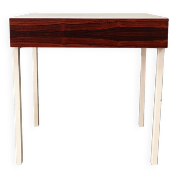 Scandinavian side table or bedside table for Interlubke in rosewood and melamine, design Germany 1970