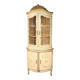 Lacquered, gilded and painted Venetian corner cabinet