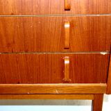 Scandinavian teak chest of drawers, Bodafors, Sweden, 1960