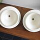 Pair of 2 apothecary jars / pharmacy - saint clement faience
