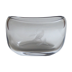 Czech smoked glass vase 1950's-60's