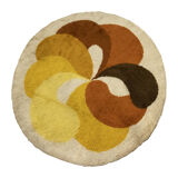 Big Orange Round 'Flower' Desso Carpet