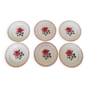 Ensemble 6 assiettes - plates
