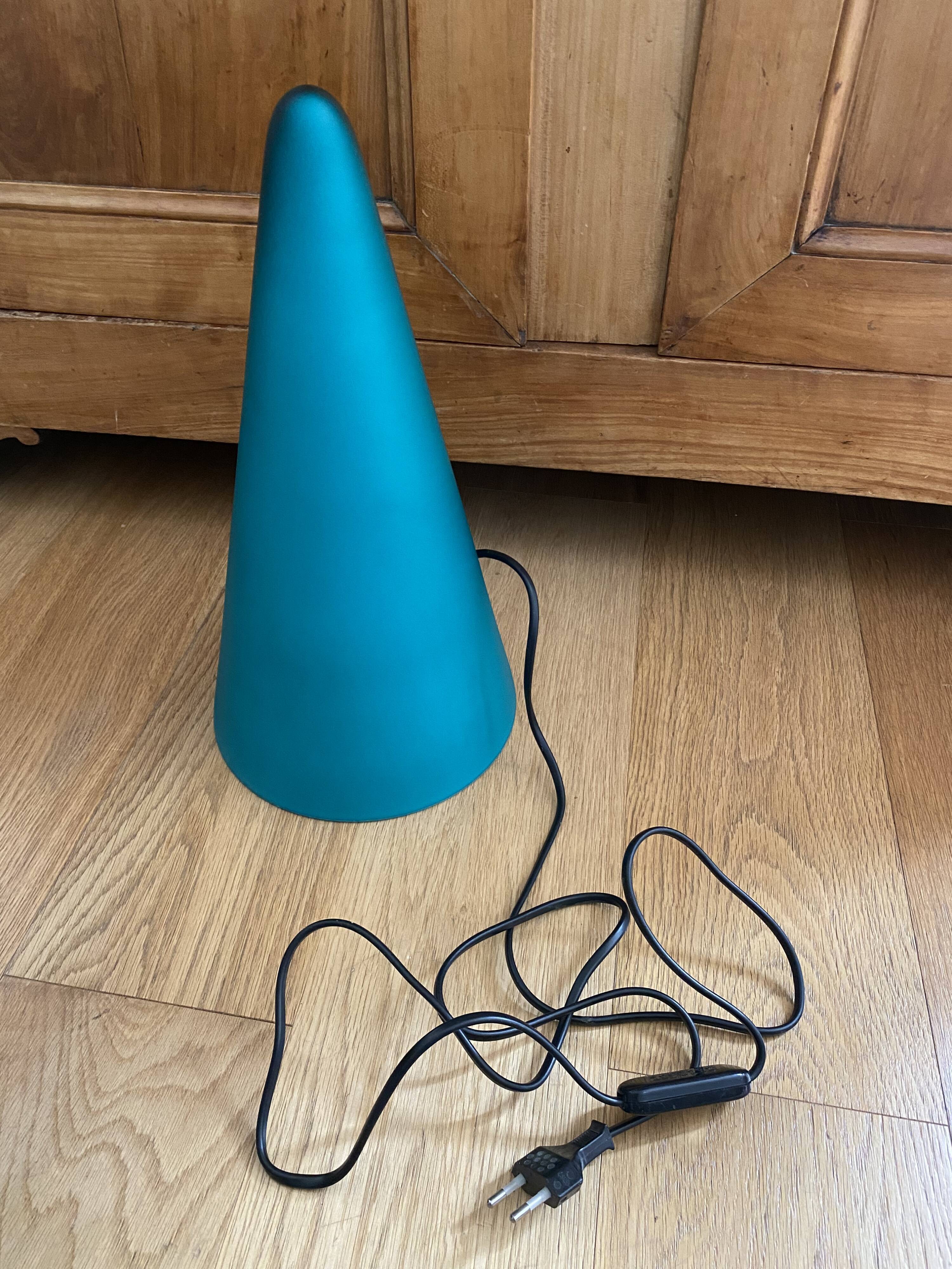Teepee SCE green cone lamp vintage 80s