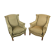 Pair of vintage ear chairs 1950 1960 design italy