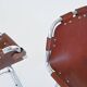 Charlotte Perriand bar stools in leather Les Arcs Ski Resort France 1960