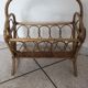 Rattan magazine rack