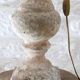 Pedestal lamp with stone base – 20th century