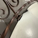 Huge round wrought iron wall mirror 1960’s