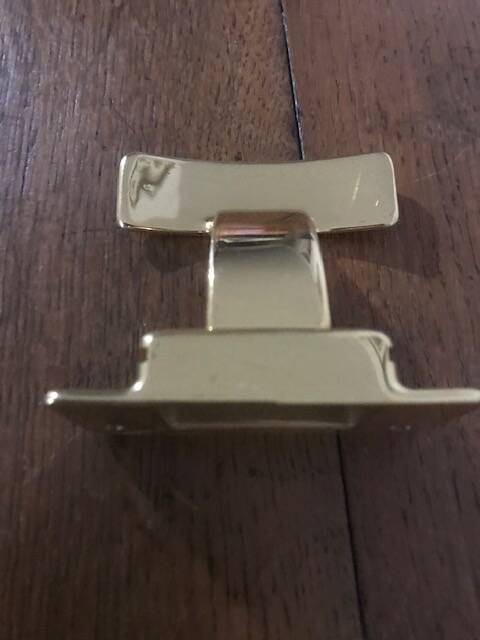 Golden wall coat rack