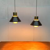 Mid-Century Danish Life pendant lamps by Jo Hammerborg for Fog & Mørup, 1960s, set of 2