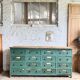 Old workshop drawer unit with original patina.
