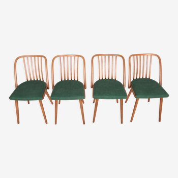 Chaises vertes par Antonín Šuman pour Ton, 1960