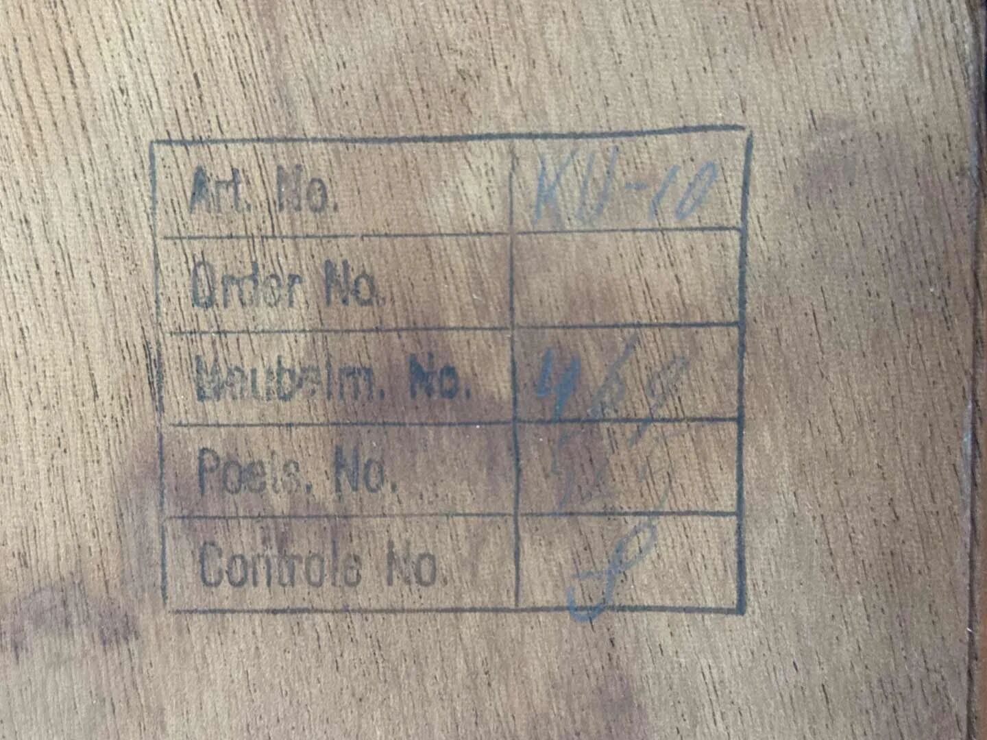 Vintage KU10 wardrobe Cees Braakman for Pastoe