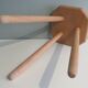 Lot de 2 tabourets en bois