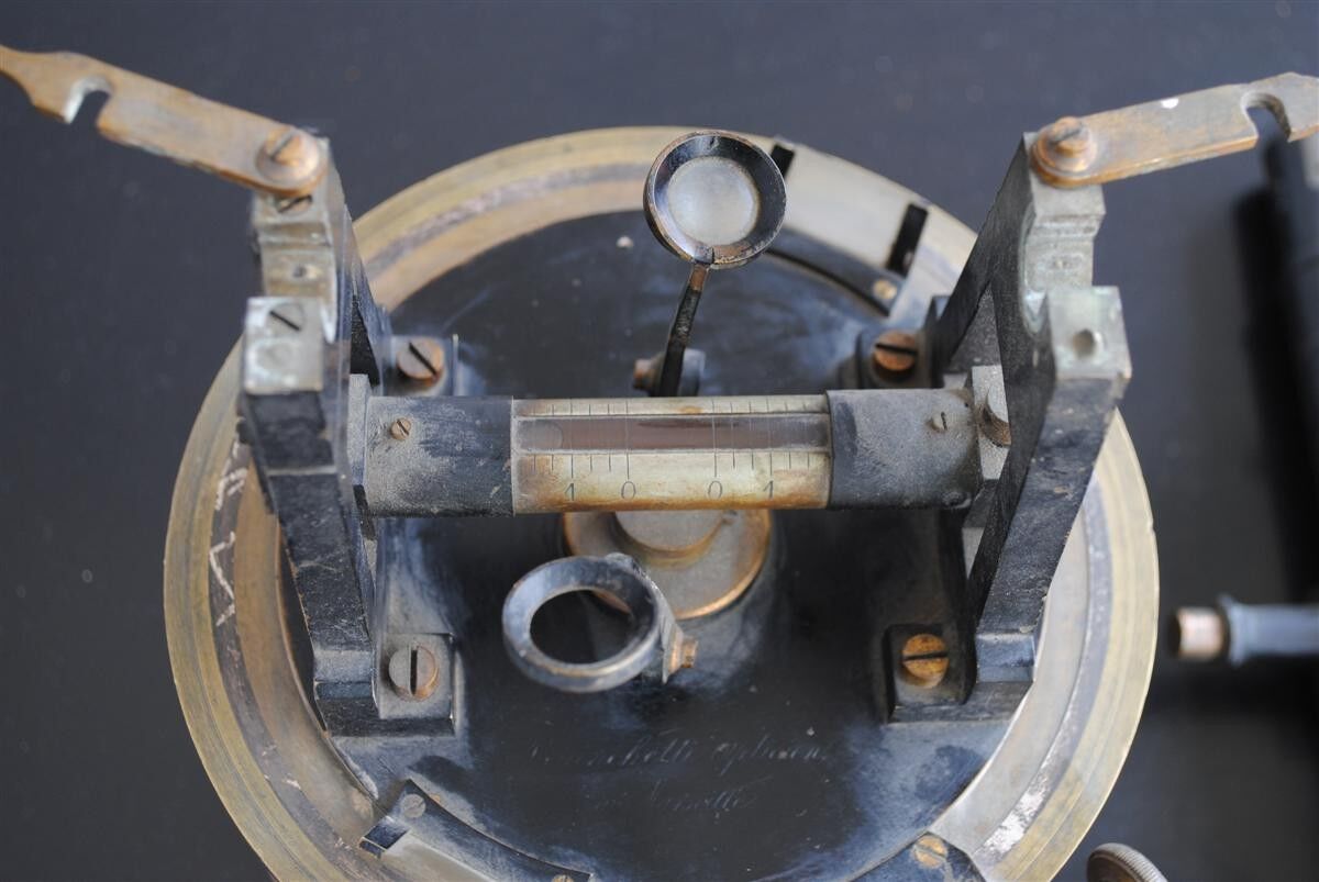 Measure old theodolite by Bianchetti in Marseille