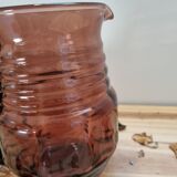 Vintage green blown carafe