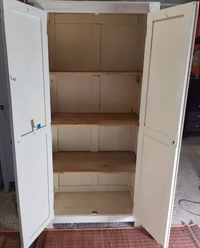 Vintage Parisian Wardrobe - Chalk White - 1950s