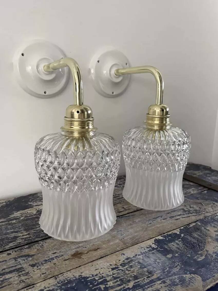 Pair of vintage wall lights