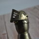 Old silver metal pouring cap