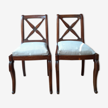 Paire de chaises restauration