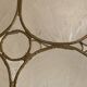 Suspension lampshade in mother-of-pearl 1950 vintage light fixture