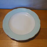 Plat rond plat modele HenriSarreguemines Digoin 30's