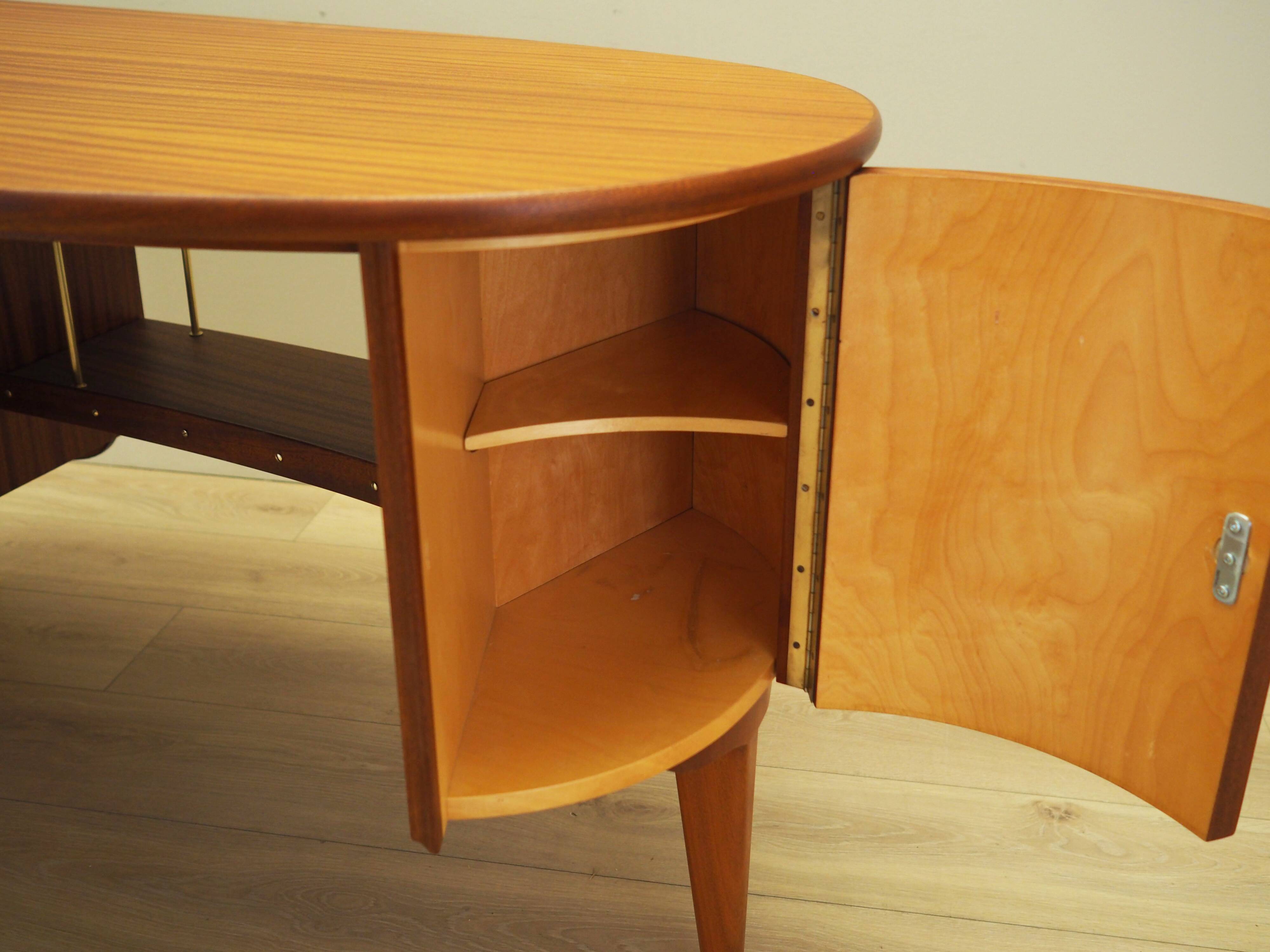 Mahogany desk, Norwegian design, 1960s, production: Sola Møbler