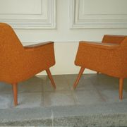 1/2 fauteuils club original années 50 60