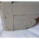 50's wooden and light marble bedside