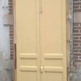 Set of large double old cupboard doors