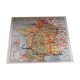 Vidal wall school map No.7 France Railways