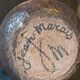Ceramic covered pot by Jean Marais signed, Vallauris 80s