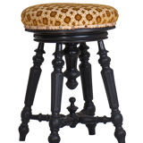 Adjustable seated piano stool Napoleon 3
