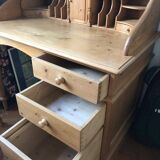 Wooden secretary desk