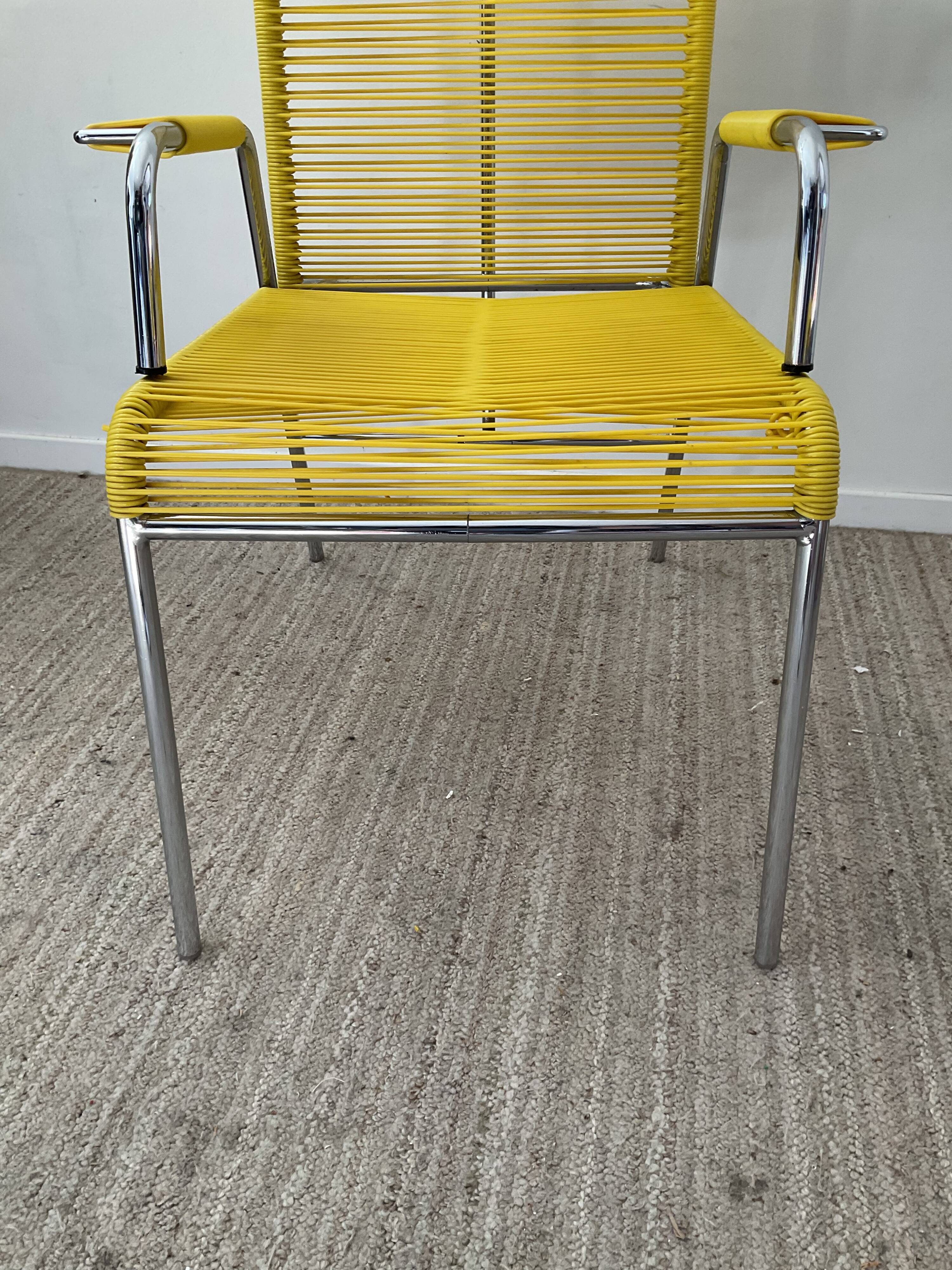 Set armchair relax scoubidou and ottoman sound of the 60s