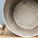 Champagne bucket in silver metal