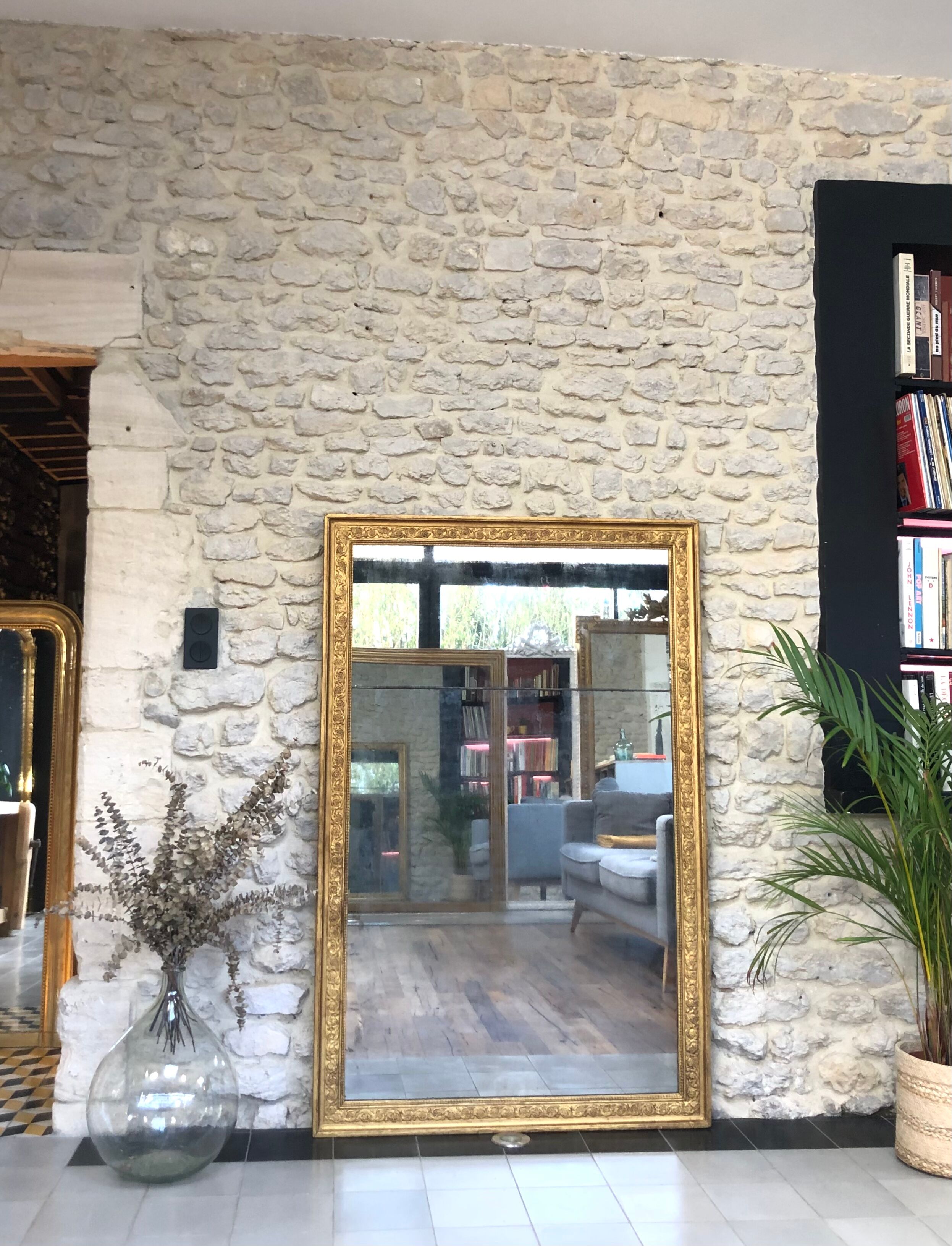 Old mirror 154,5/100cm