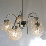 Vintage chandelier 5 modernist lights circa 1960