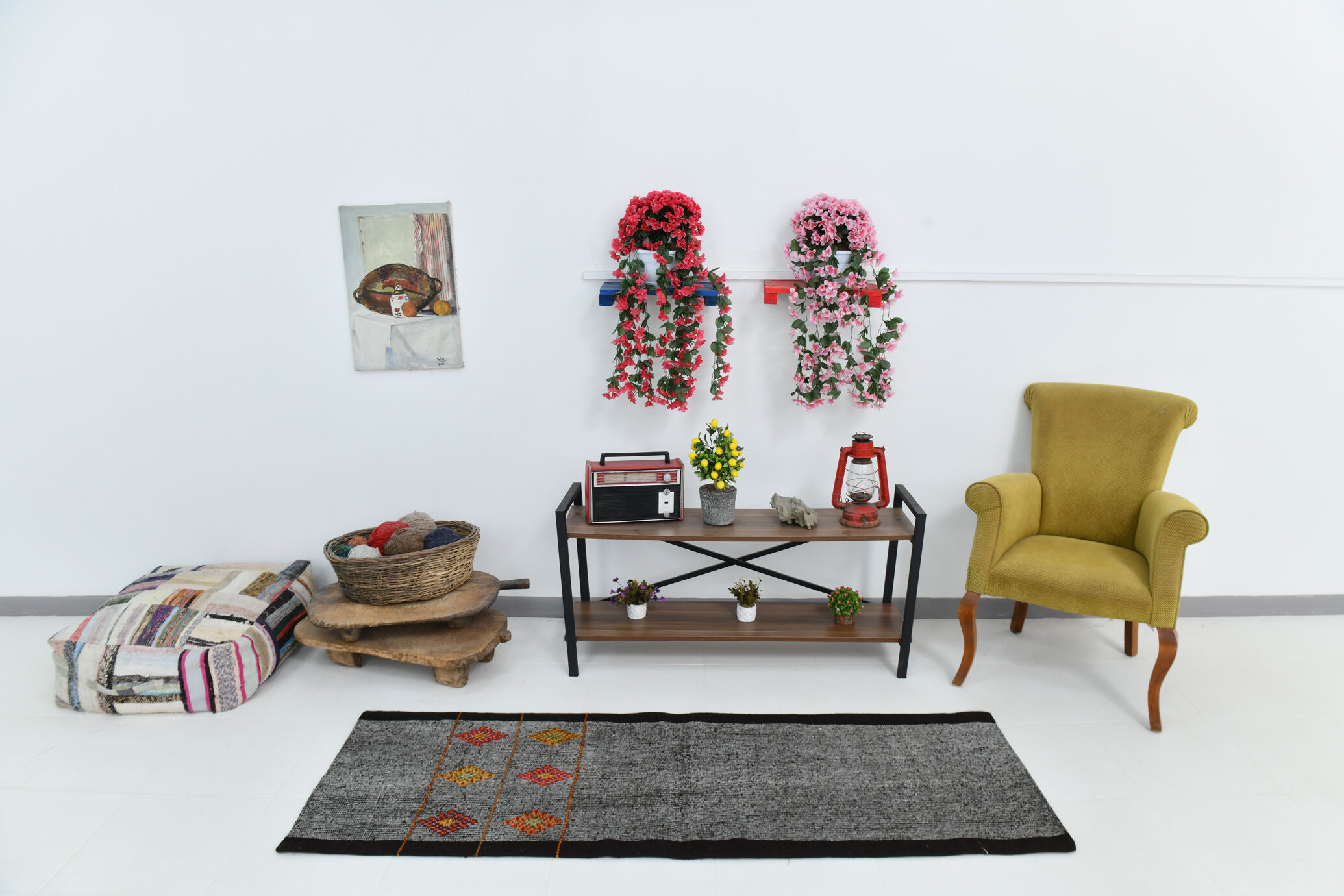 2x6 ethnic kilim runner rug 68x200cm