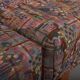 Vintage cherrywood and wool daybed from Knoll Antimott, 1950s-1960s