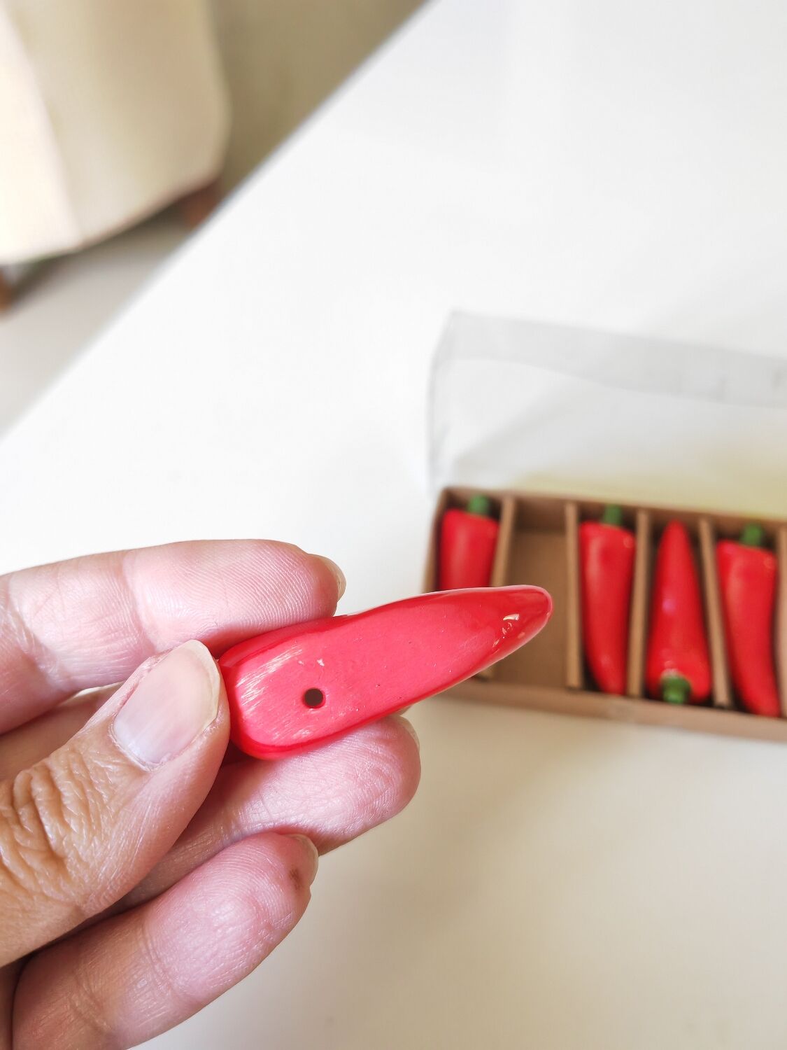 6 knife holder peppers