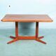 Danish design renovated dining table, sixties teak dining