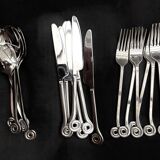 18-piece steel cutlery set
