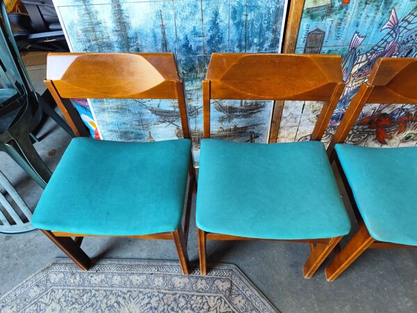 Quatre chaises italiennes vintages des années 80