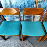 Four vintage Italian chairs from the 1980s