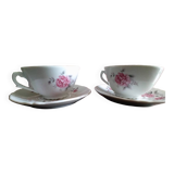 Porcelain cup duo