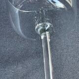 6 wine glasses light blown crystal