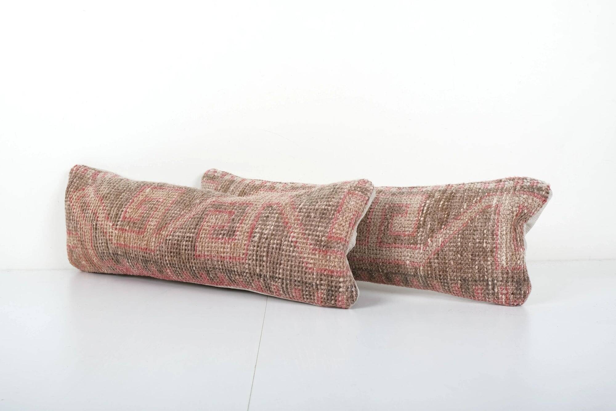 Set of 2 vintage Turkish cushion covers 20x61 cm