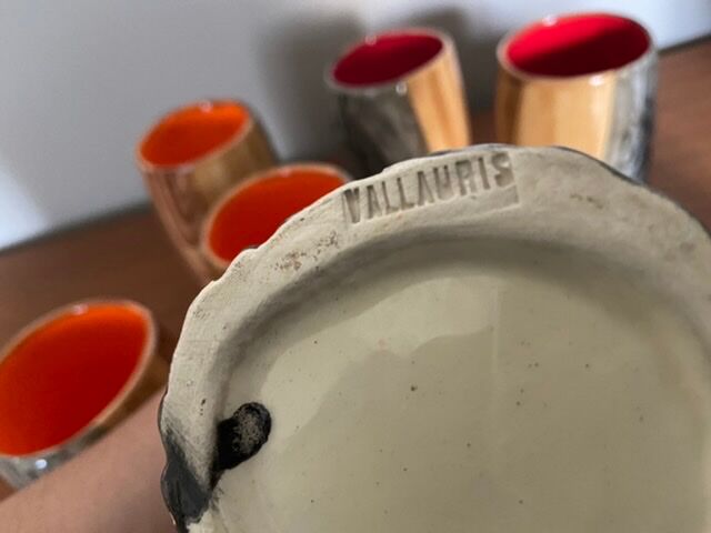 Vallauris cup service, Grandjean Jourdan 1960s